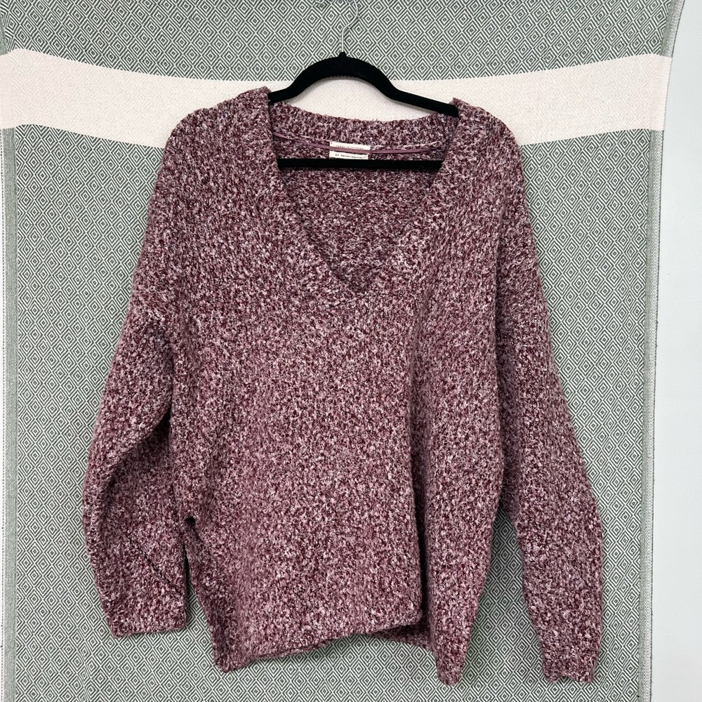 Urban Outfitters Pink V-Neck Sweater